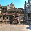 Внутренний двор третьего уровня Ангкор Вата