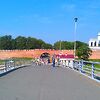 Пешеходный мост через Волхов.