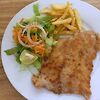 Filete de pescado con papas: филе рыбы с картошкой