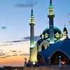 Символ Казани - мечеть Кул Шариф. Её силуэт добавл