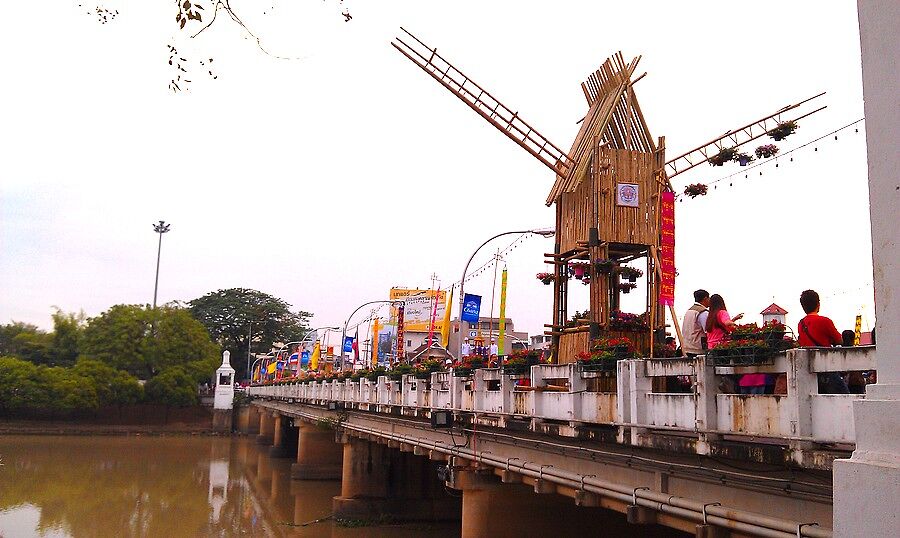 Маршрут парада цветов в Чиангмай: он выстраивается