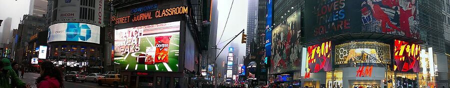Внезапно дошли то Times Square. Как гласит Википед