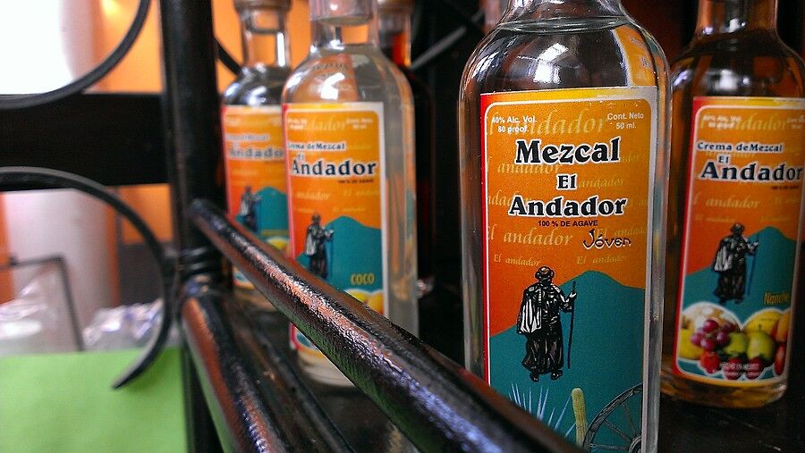 Национальный мексиканский напиток мескаль, который