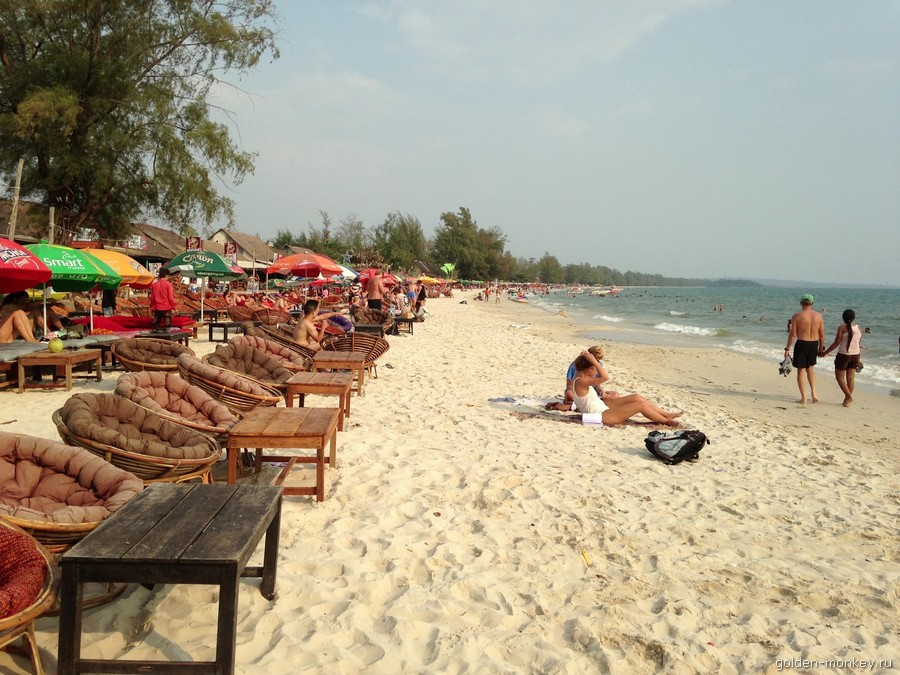 Пляж Очутел, Сиануквиль, Камбоджа.