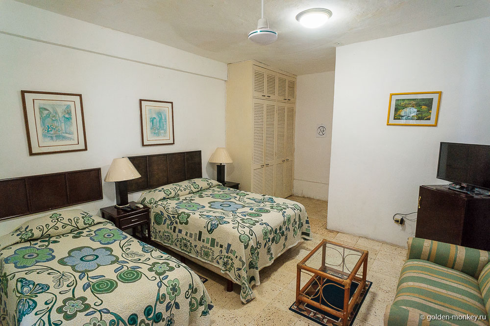 Канкун, Hotel Le Monde, номер с двумя кроватями