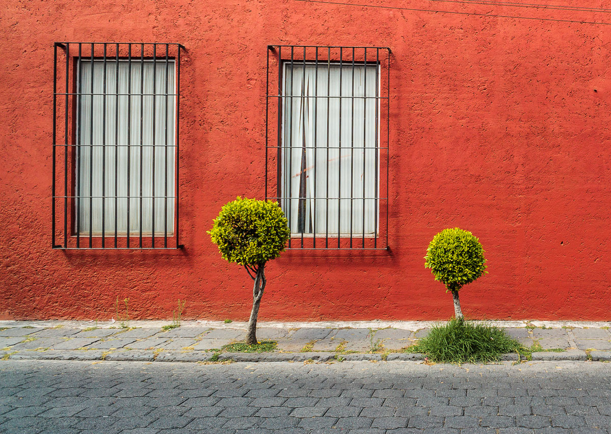 Цветной дом в Мехико