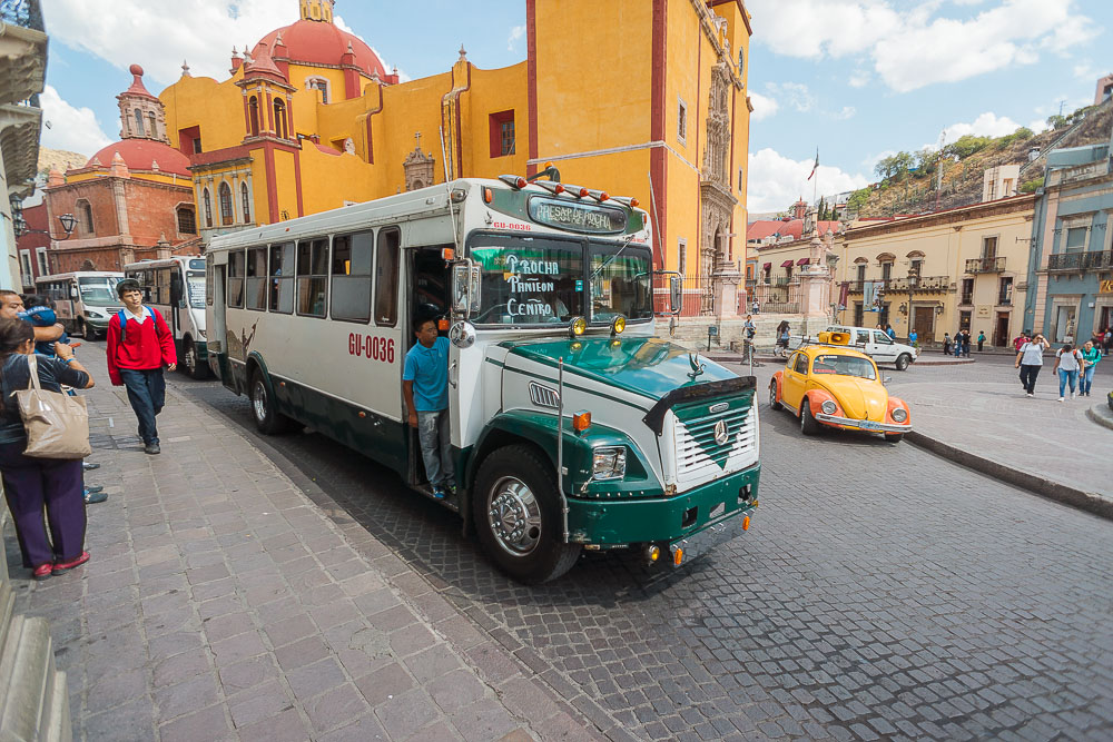 Мексика, городской автобус