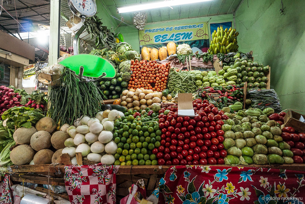Мексика, фрукты и овощи
