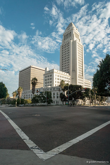 City Hall, центр Лос-Анджелеса