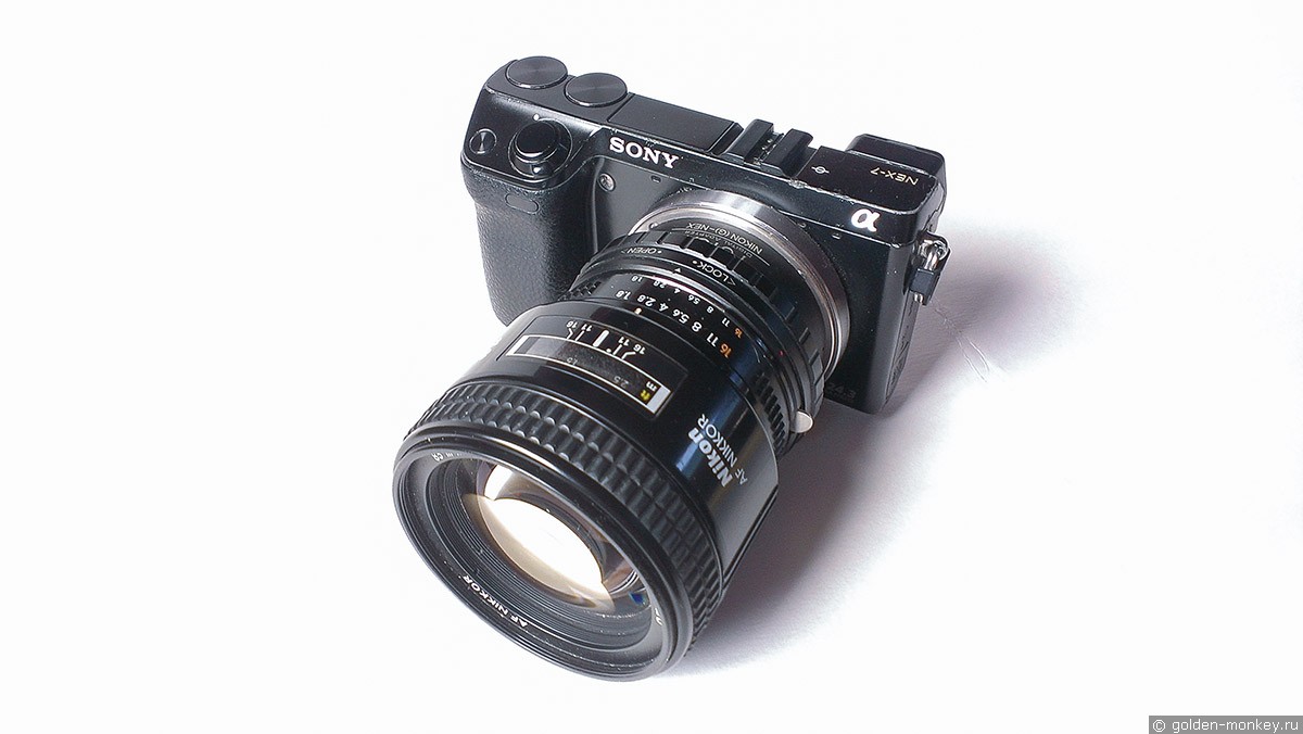 Sony NEX-7 и Nikon 85mm f/1.8D AF Nikkor